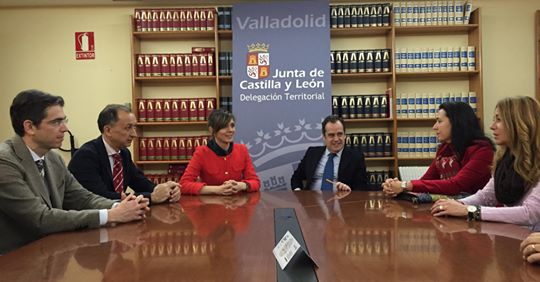 comite Ejecutivo de CVE y el Delegado Territorial de la Junta de Castilla y León