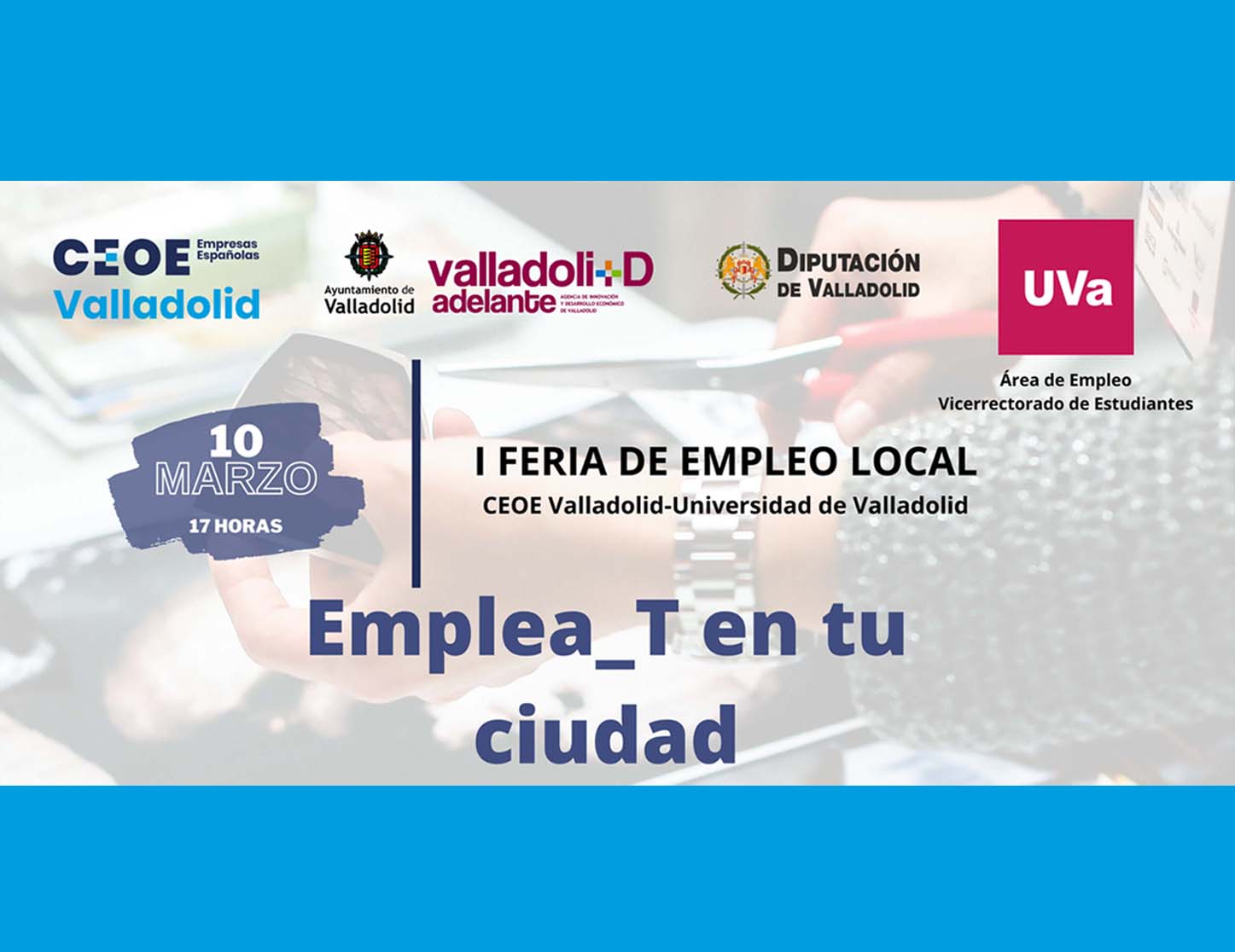 Portada Web Feria de Empleo CEOE UVa