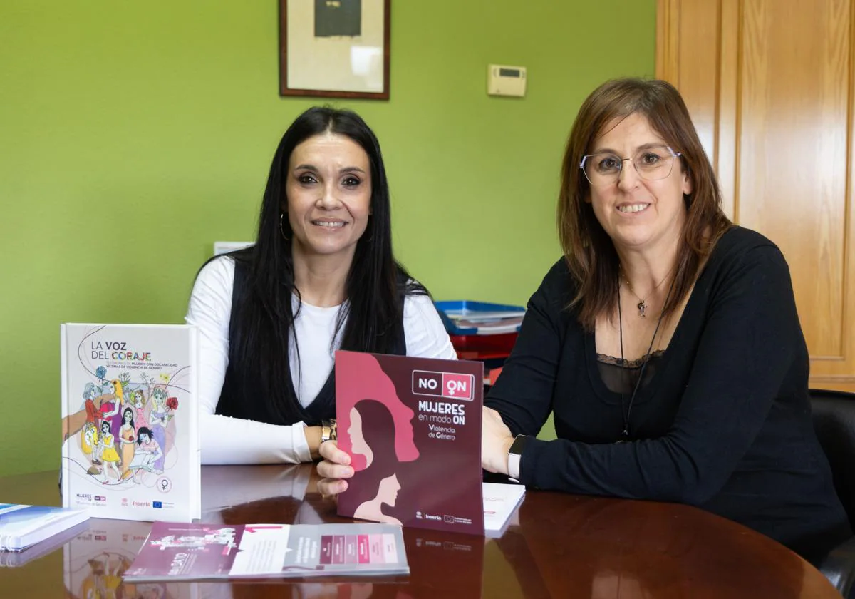 Beatriz Rojo y Eva Jiménez, técnicos de Inserta Empleo A. Mingueza ENC